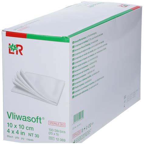 Vliwasoft Compresse Sterili In TNT 10 Cm X 10 Cm 100 Pz Redcare