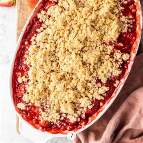 Easy Strawberry Crumble Recipe Emma Duckworth Bakes