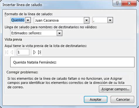 Insertar Campos De Combinaci N De Correspondencia Soporte De Office