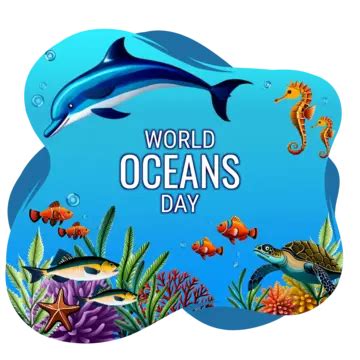 World Oceans Day Design Transparent Background World Oceans Day