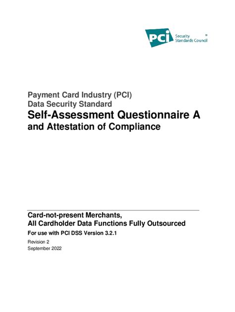 Fillable Online What Is A PCI DSS Self Assessment Questionnaire Blog