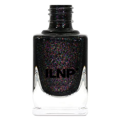 Cursed Festive Black Shimmer Nail Polish Etsy