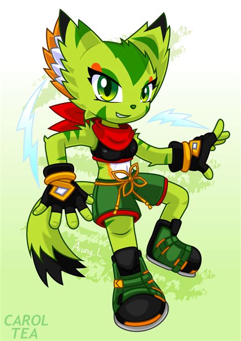 Freedom Planet 2 Carol Tea By Arung98 On Deviantart