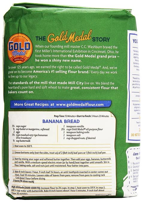 Gold Medal Organic All Purpose Flour Oz Lbs Premium Baking