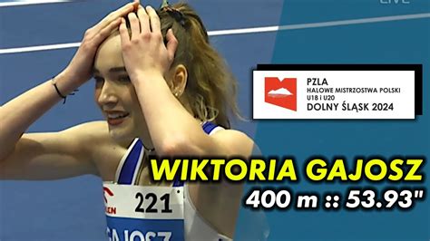 Wiktoria Gajosz Z Oty Medal W Biegu Na M U Hmp M Youtube