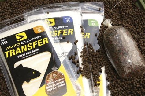 Vlasce šňůry Bižuterie Avid Carp Transfer Solid Pva Bags Velikost 7