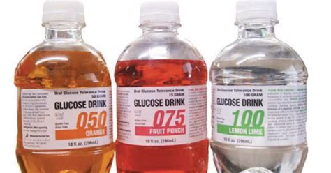 What's In The Glucose Drink? Here's What The Ingredients Look Like