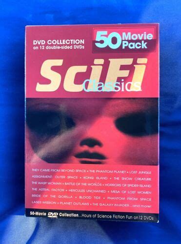 Sci Fi Classics 50 Movie Pack 12 Disc Dvd Set Kg Yy Dvd Hd Dvd And Blu Ray