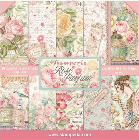 Stamperia Rose Parfum X Paper Pack