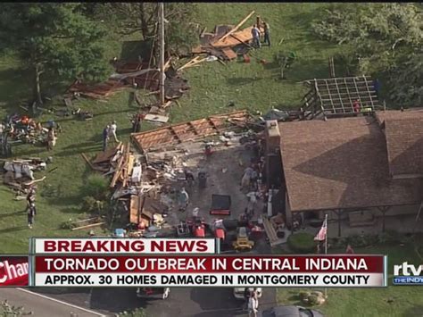 Twister Damages 30 Homes In Montgomery Co