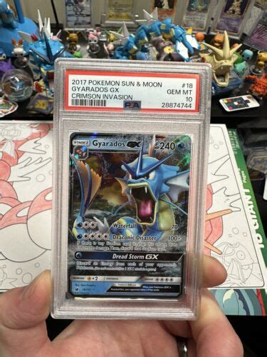 2017 Pokémon Sun And Moon Crimson Invasion Gyarados Gx Full Art 18