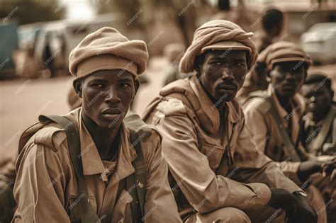 Premium AI Image | War Conflict in Sudan Intense clashes between Sudan ...