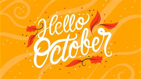 Welcome October 2023 Hello October 2023 Happy October New Month