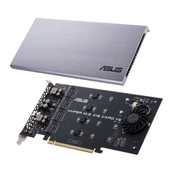 ASUS HYPER M 2 PCIe X16 NVMe VROC RAID Card V2 LN97258 90MC06P0