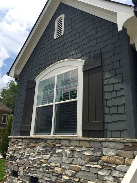 Charcoal Color Shutters at Emma Rouse blog