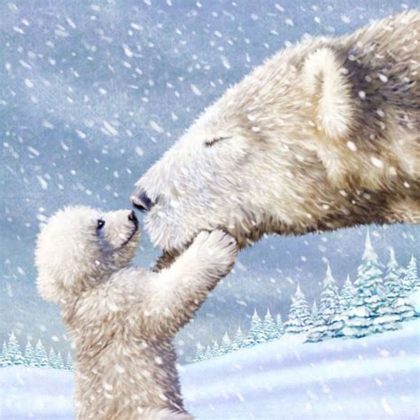 Bear Paintings Polar Bear Polar Bear Art