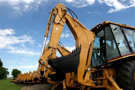 Construction machinery stock photo. Image of machine, excavators - 159448