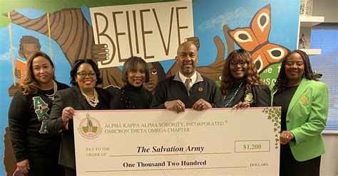 Omicron Theta Omega Aka Sorority Chapter Donates To Ferguson Community