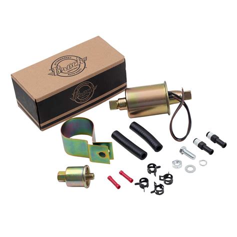 Universal 6 Volt Electric Fuel Pump Winstallation Kit Inline Type 5 8