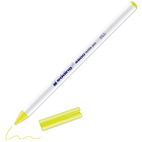 Edding Textile Pen Neon Yellow Blick Art Materials