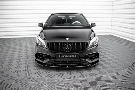 Front Splitter V2 Mercedes Benz A Amg Line W176 Facelift Our Offer Mercedes Benz A Klasa