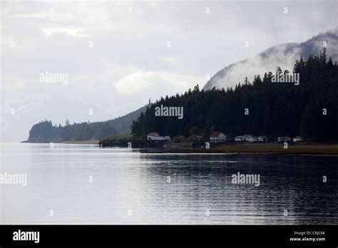 Abandoned Salmon Cannery And Forest Service Cabins Sitkoh Bay