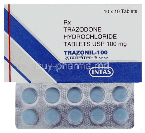 Buy Trazonil Trazodone 100 S Tablet Best Price Online