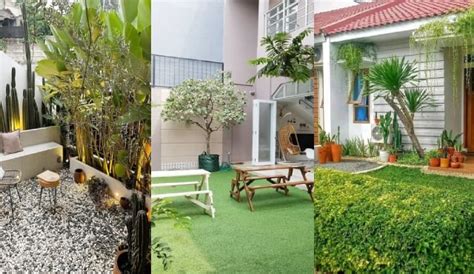 12 Inspirasi Taman Aesthetic Di Rumah Hunian Makin Memesona