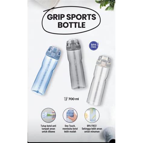 Locknlock Exclusive Bottle Minum Grip Sports Bottle Tritan Ml