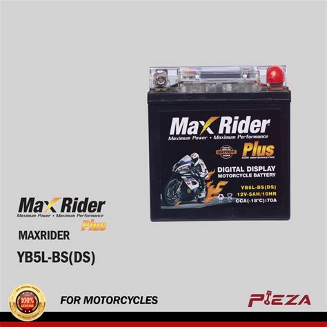 Maxrider Yb L Bs Ds Maintenance Free Motorcycle Battery Pieza