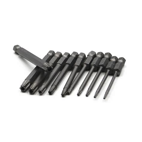 12Pcs Hex Bits Driver Tamper Proof Security Drill Magnetic Bit Set Torx