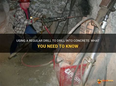 Using A Regular Drill To Drill Into Concrete What You Need To Know Shuntool