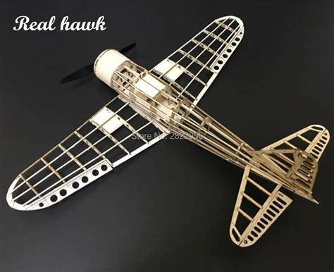 Mini RC Plane Laser Cut Balsa Wood Airplane Kit Zreo A6M Frame Without