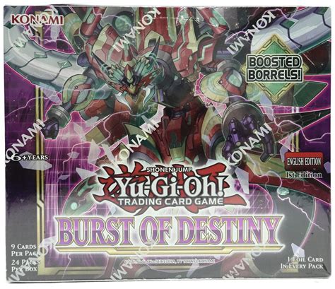 Yu Gi Oh Burst Of Destiny Booster Box DA Card World