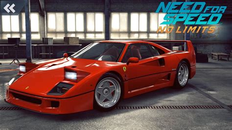 Ferrari F40 Need For Speed No Limits 1080p FullHD YouTube