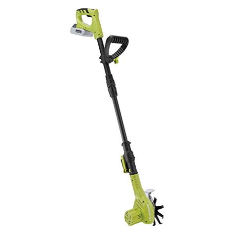 Sun Joe 24v Tlr Ct 24 Volt Ion Cordless Garden Tillercultivator With Telescopic Pole Smoke