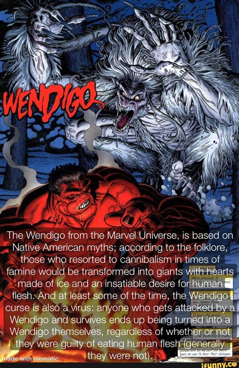 The Wendigo From The Marvel Universe Is Based On Native American Myths