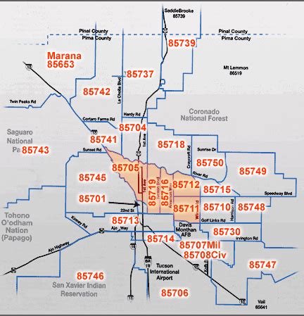 Zip Code Map In Tucson Az - When Is Fall 2024