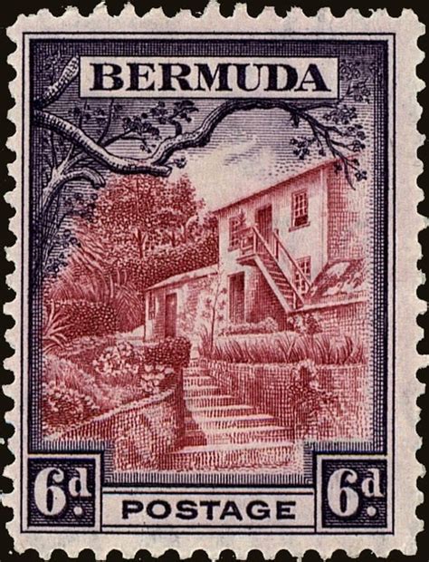 Las Islas Bermudas Postage Stamps Crafts Vintage Postage Stamps