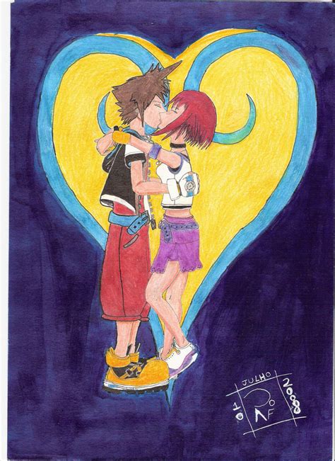 Sora E Kairi Kiss By Rodrigo Ansem On Deviantart