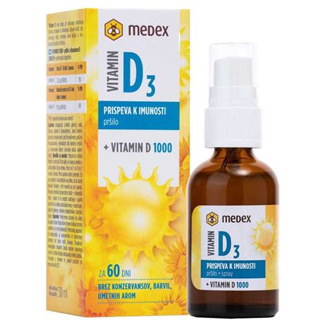 Витамин Д Спрей / Vitamin D – Medex (30 мл) - Аптеки 36.6