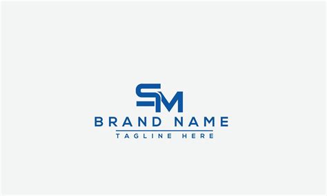 SM Logo Design Template Vector Graphic Branding Element. 10946665 ...