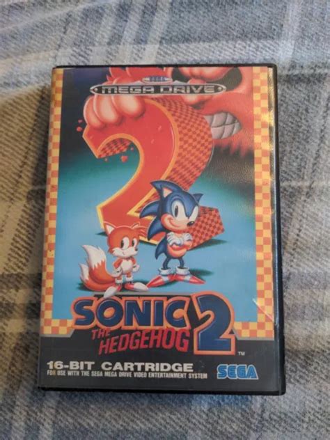 JEU SONIC THE Hedgehog 2 Sega Mega Drive 1992 Avec boîte pas de