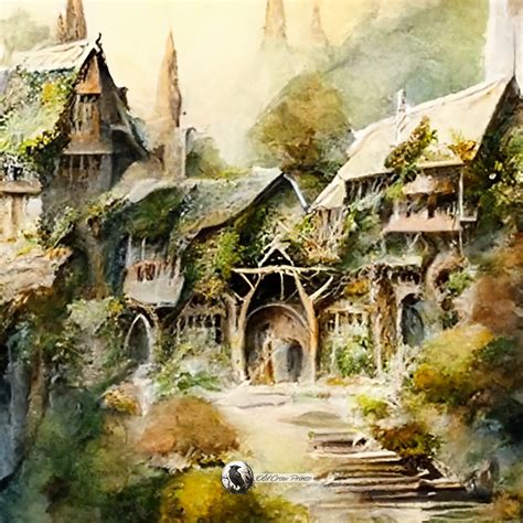 Entrance to Rivendell, Lord of the Rings Art, Fantasy Art, Tolkien ...