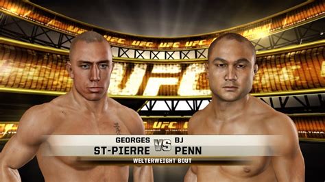 Georges St Pierre Vs Bj Penn Ufc Undisputed Youtube