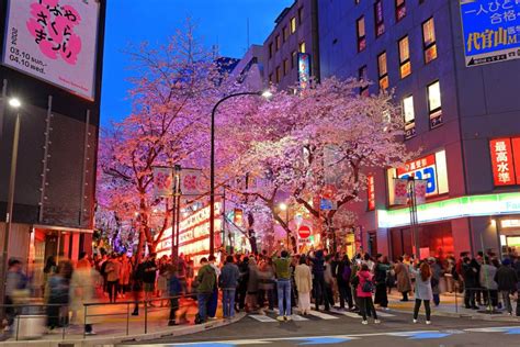 Night View from Shibuya in Downtown Tokyo, Editorial Image - Image of ...