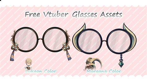 Vtuber Glasses Asset Set 2 Showcase Youtube