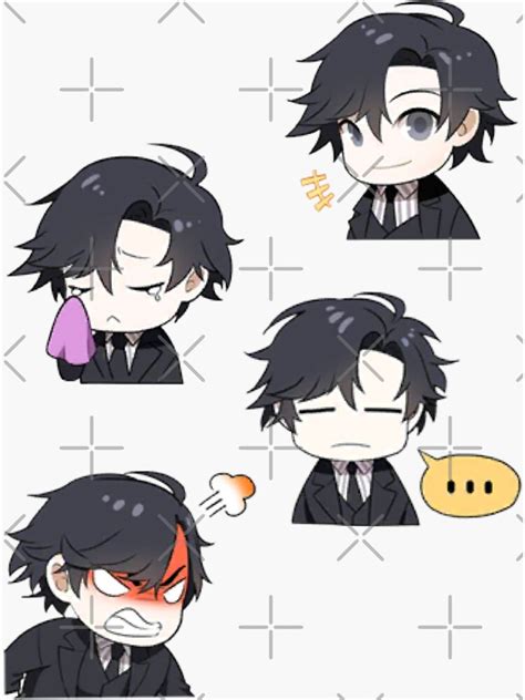 Mystic Messenger Jumin Han Emoticon Pack Sticker By Justthatlass