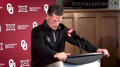 OU Football Coach Brent Venables Previews Red River Rivalry Vs Texas