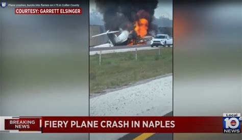 2 dead after small plane crashes into vehicle in Naples, Florida